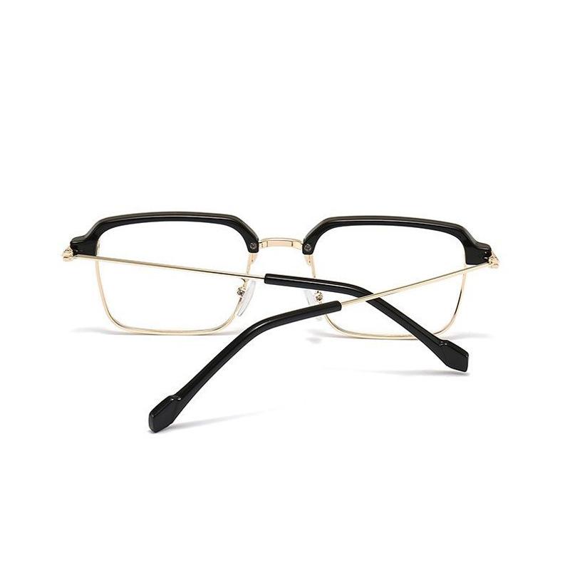Classic Personalized Black Eyebrow Anti-Blue Reading Glasses Retro Square Reading Glasses Middle Old Reading Glasses