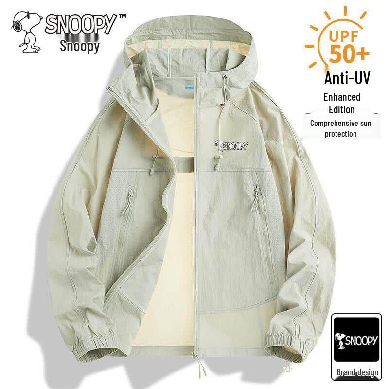 SNOOPY Men s Summer Ice-Feel Sun Protection Jacket 2XL