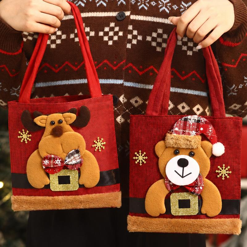 Christmas Ornaments Christmas Apple Bag Christmas Gift Bag Couple Christmas Candy Bag Ping An Fruit Bag Tote Bag