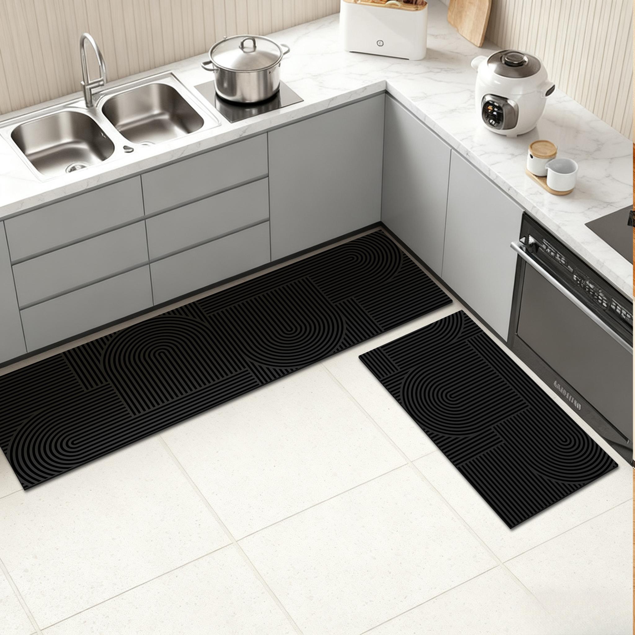 Simple diatomaceous earth kitchen floor mat long strip non-slip mat bathroom absorbent mat household toilet mat entryway mat 45x60cm