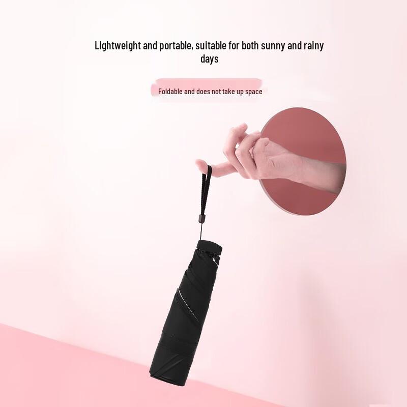 Red Leaf Show Ultra-Light Mini Pocket Umbrella