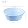 Round Plastic Household Washbasin – Versatile Basin for Laundry, Vegetables, or Dorms