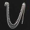 Women's 4 Layers Rhinestone Beads Sandal Beach Anklet Ankle Chain Foot Jewelry