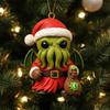 Cthulhu:Terrors of Yule  Advent Calendar 2025, 2D Flat Acrylic 24 Hanging Cthulhu Monsters Ornament, Gothic Advent Calendar for Monster Fans