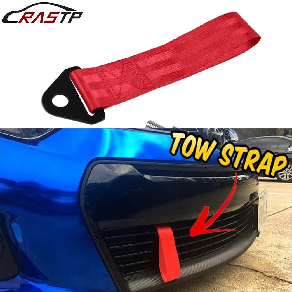 MUTEKI Belt Type Tow Hook Towing Strap with Bolt High