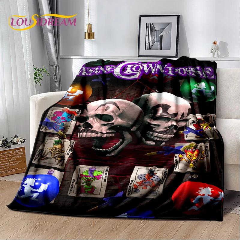 Icp Insane Clown Posse Juggalo Rap Metal Soft Flannel Blanket for Bed Bedroom Sofa Picnic,Throw Blanket for Cover Outdoors Gift