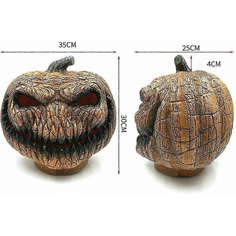 Halloween Led Pumpkin Light Up Outdoor Scary Plastic Pumpkin Lantern Halloween ornament