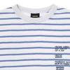 Bluetail Sky Blue STripe T shirT azg1Ts01sb