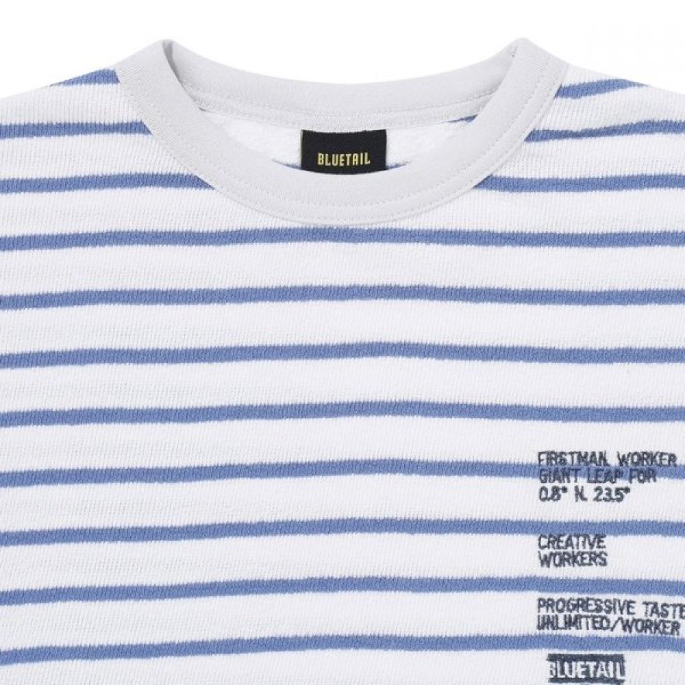 Bluetail Sky Blue STripe T shirT azg1Ts01sb