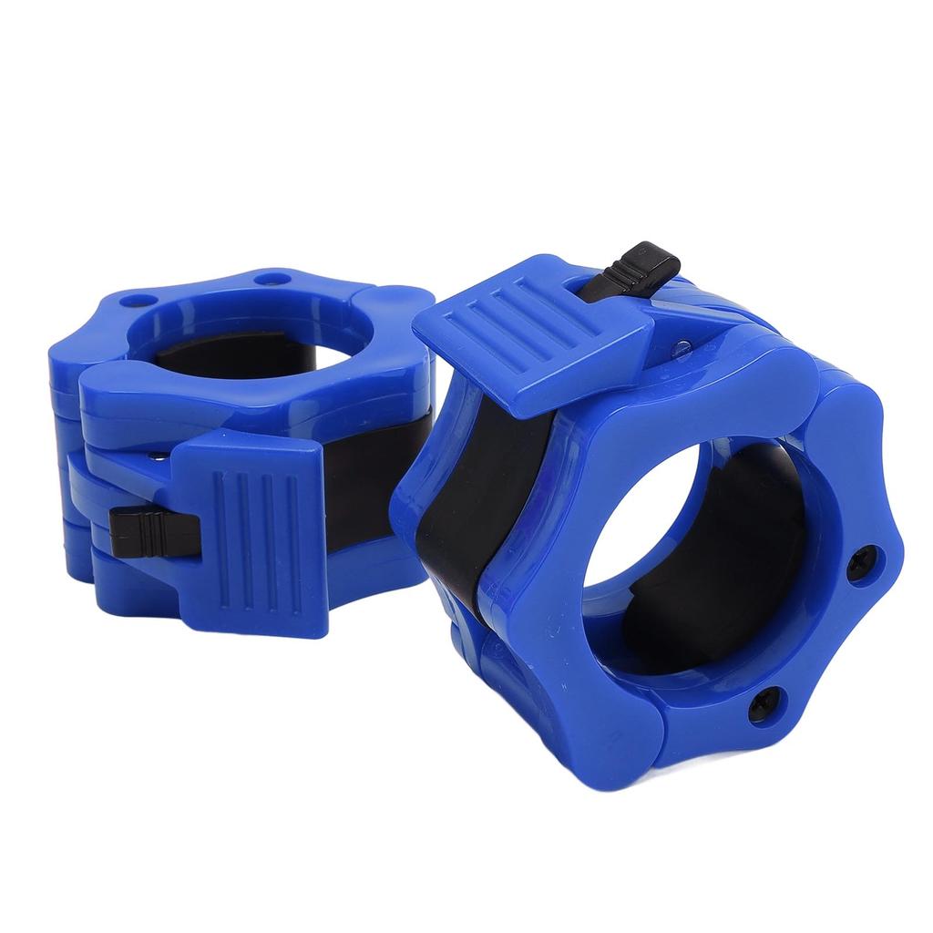1 Pair Barbell Clamps Collars Adjustable Quick Release Professional Locking Weight Clips for