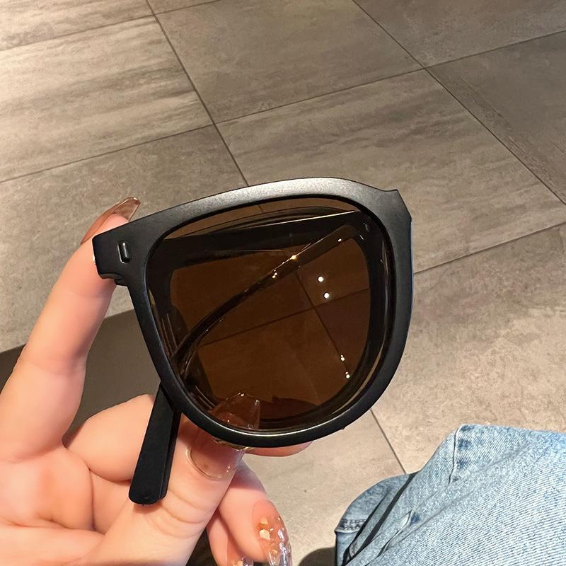 Adult Folding Sunglasses Sunglasses Men'S Summer Uv-Proof Glasses Women'S Uv-Proof Sunshades Storage