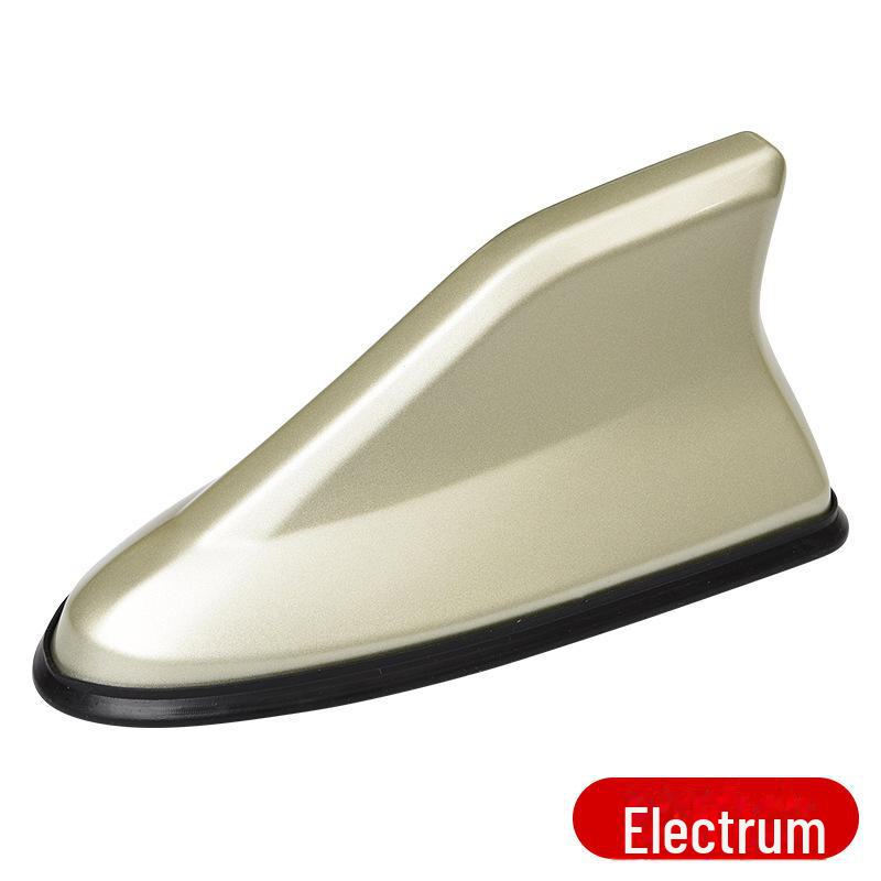 Second-Generation Shark Fin Car Roof Antenna – FM/AM Signal Booster, Decorative, No Drilling Required