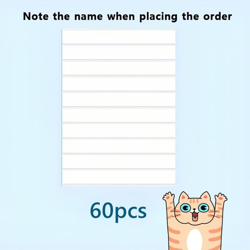 

Kids Name Labels for School - Transparent Waterproof Stickers, Personalized Item Identification Tags for Children s Supplies 3x1.1cm