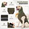 Dog Calming Vest, Reflective Comfort Jacket for Small and Medium Dogs, Anxiety Relief Vests Suitable ForThunderstorm Fear and Anxiety Hooded Clothing