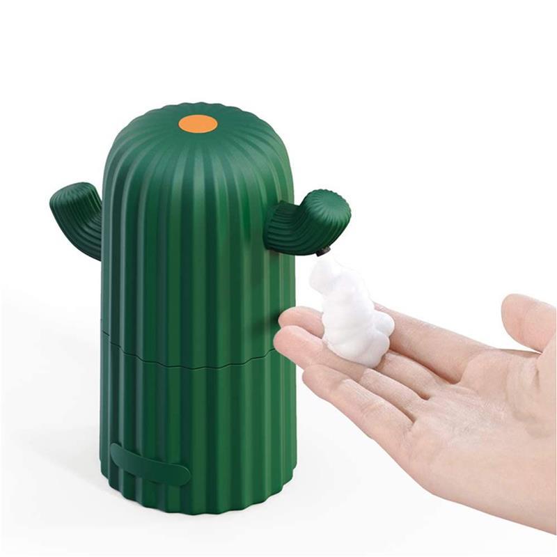 

Cute Cartoon Cactus Touchless Soap Dispenser Smart Soap Dispenser Smart Sensor Speaker Automatic Soap Dispenser Pump For Bathroom Kitchen | Liquid Soa