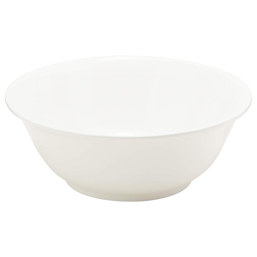 NARUMI Bowl, Plate, Chinese Cuisine Dish, White, 19cm, Noodle Bowl, Microwave Safe, Made In Japan, 8906-3380