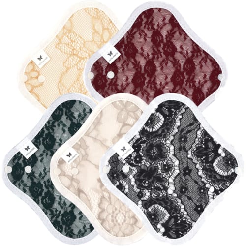 

AENUANCE Cloth Pads for Mild Urinary Incontinence, 5-Pack, Thin, Absorbent, 2cc Capacity, SS, Non-Waterproof, AESST-5P-V07