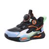 Boys shoes 2025 autumn new middle and older children's rotating buckle boys' basketball shoes actual training running shoes