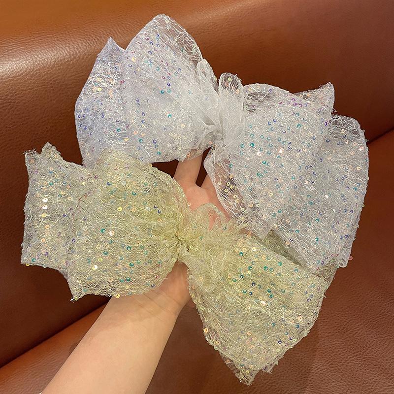 Kids Girls Sequin Bow Hair Clips Hair Accessories Children's Hairpin