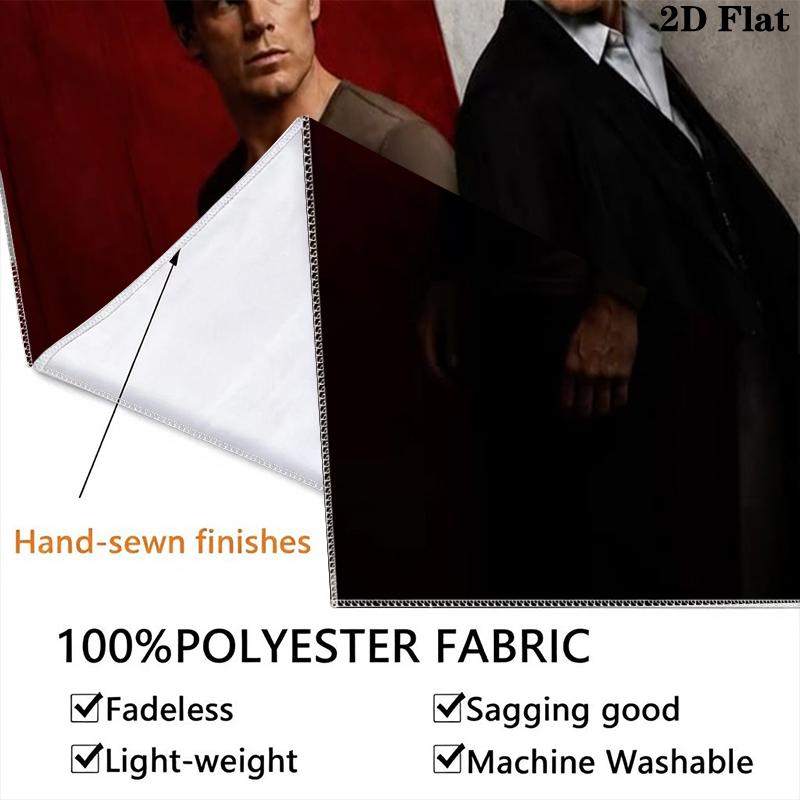 DEXTER Wall Tapestry Aesthetic Wall Hanging Printed Fabric Blanket Decorative Tapestries for Bedroom Living Room Home Decor