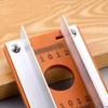 1Pc Wood Router Slotting Locator Tool with Limit, 2 in 1 Slotted Base & Fastening Bracket Handheld Edge Trimmer Milling Cutting