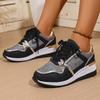 Fashion White Wedge Heel Sneakers Women Lace Up Lightweight Running Shoes Woman Comfort Low Top Casual Sports Shoes Plus Size 44