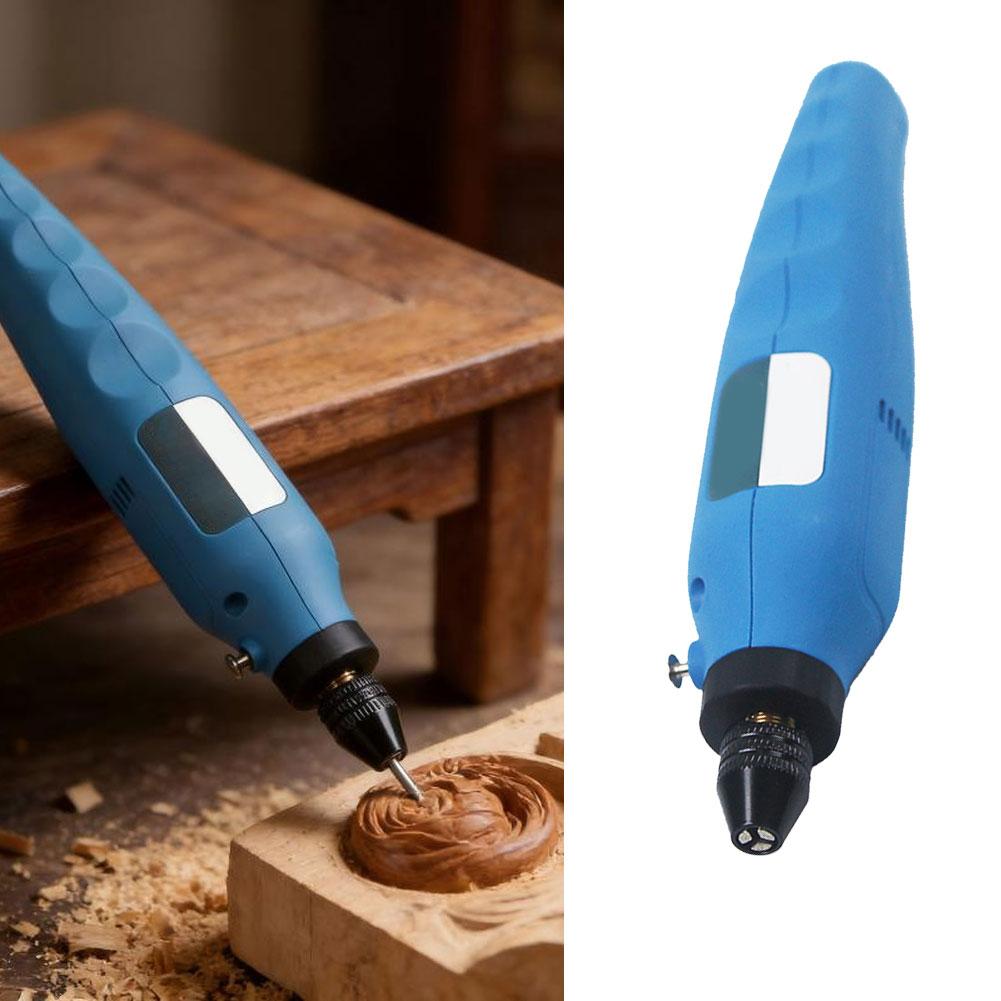 21V Electric Grinder Engraving Pen Adjustable 6000-18000RPM Rotary Tool Kit For Carving Polishing Sanding Wood Metal Jade DIY