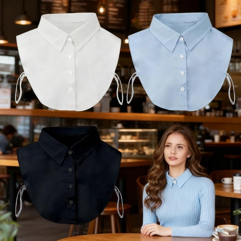 Multipurpose Detachable Shirt Collar in Assorted Color Comfortable Wear