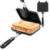 FUYUERO Fire-Powered Hot Sandwich Maker, Hot Sandwich Cooker, Hot Sandwich Toaster, Double-Sided Nonstick Frying Pan, Bread, Cheese, Pancakes, Breakfa