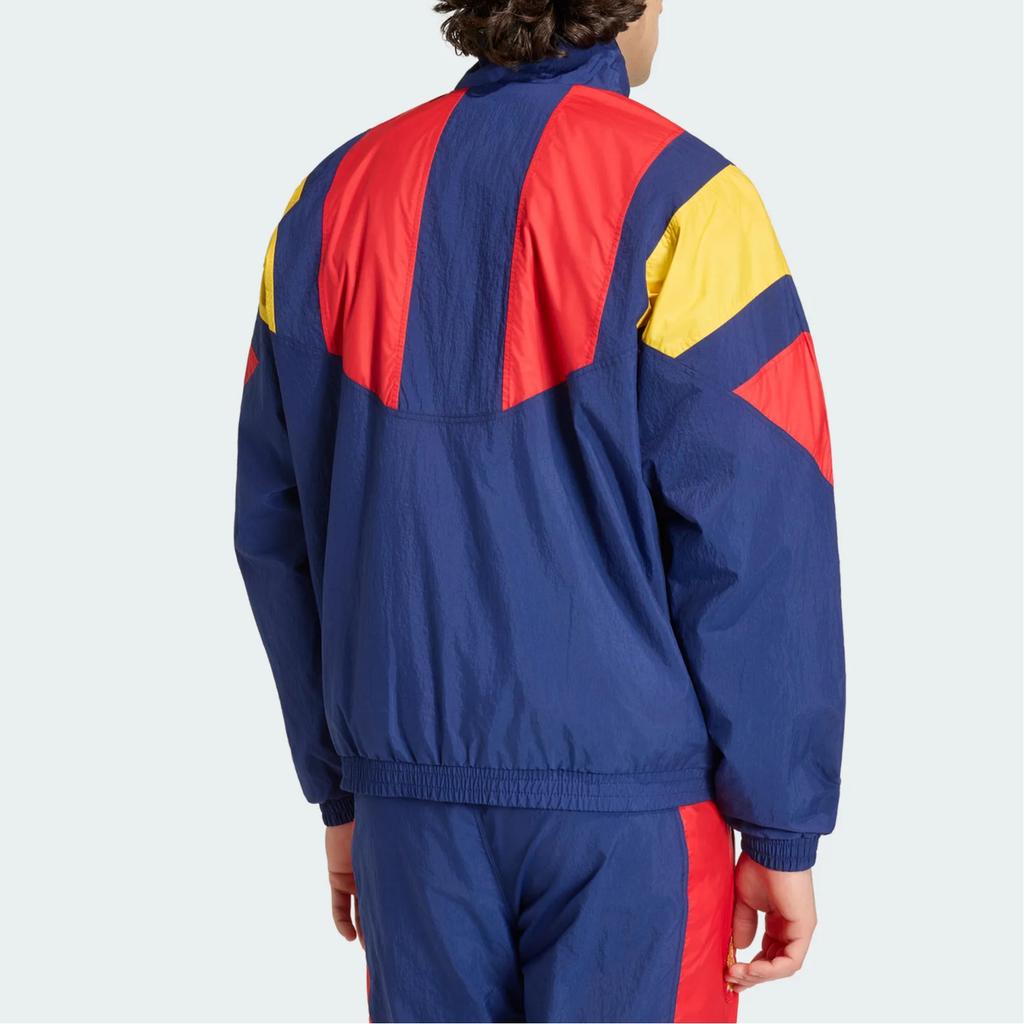 adidas Originals EQT Men's Jacket Dark Blue/Pure Gemstone Red Turtleneck Long Sleeve KG2575