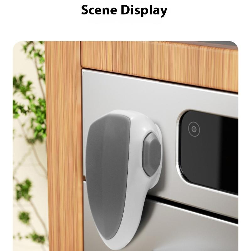 Child protective oven lock Baby anti-burn microwave oven protective lock Anti-steamer open safety lock