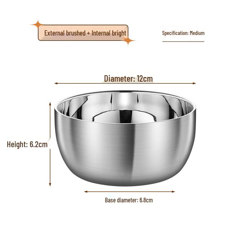Abay 316 Stainless Steel Bowl