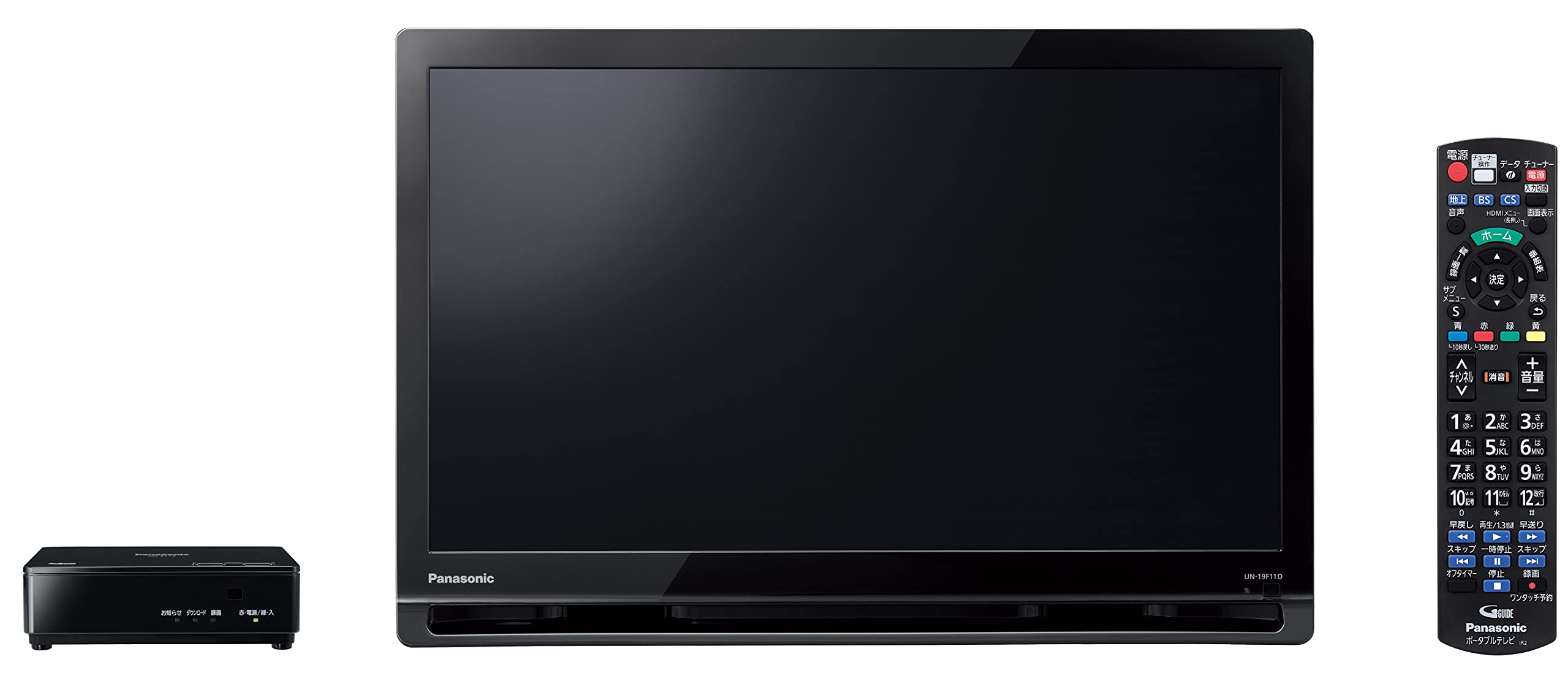 

Портативний LCD телевізор Panasonic 19V HD Private VIERA Black UN-19F11-K