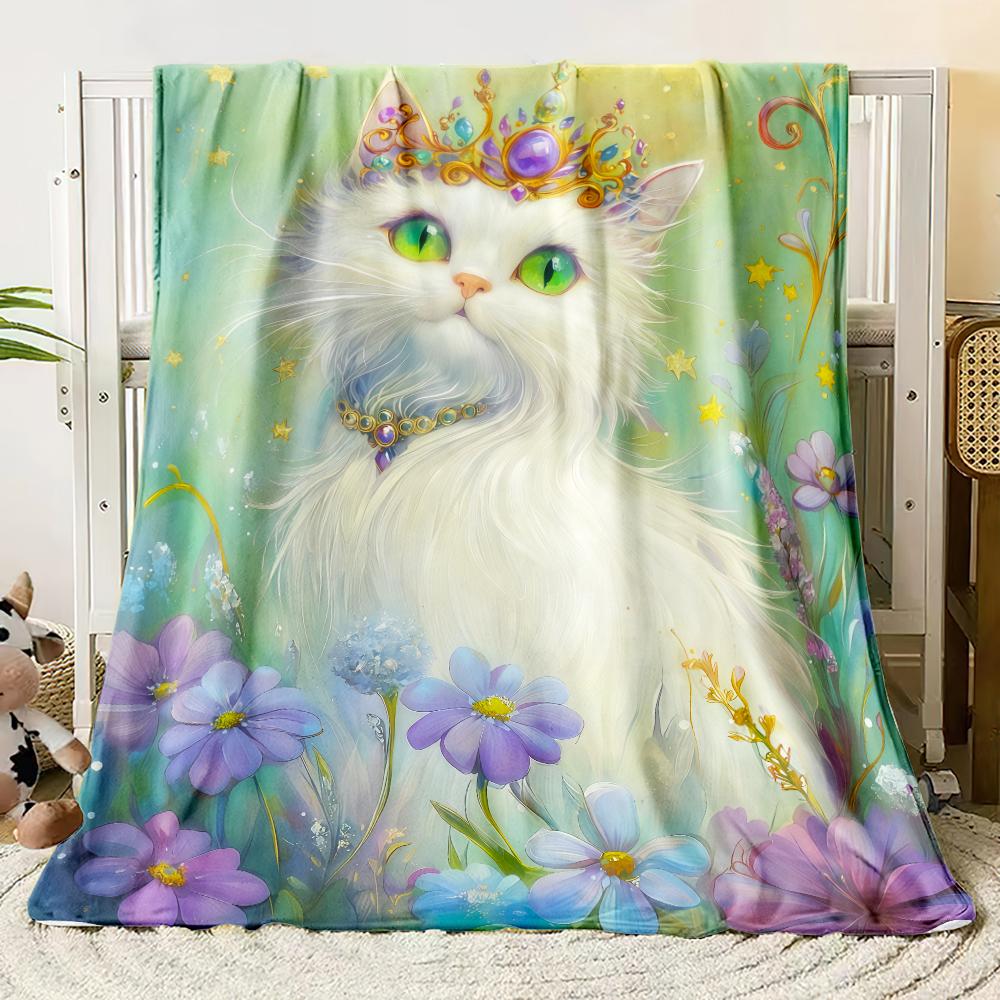 Anime Cute Cartoon Flannel Thin Blanket Bedroom Blanket, Iving Room,sofa Blanket,student Office Nap,camping Trip,children's Gift