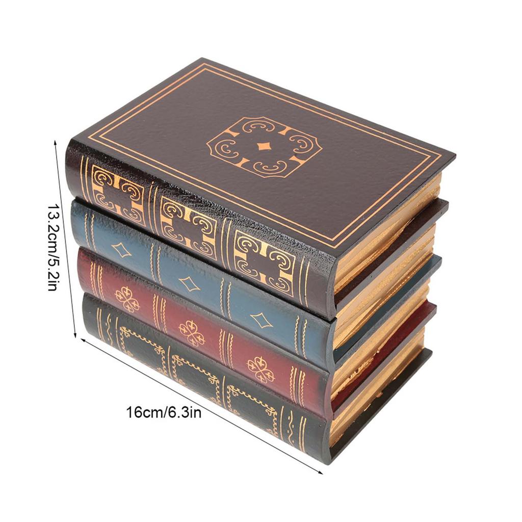 European Style Vintage Decorative Fake Book Storage Box Home Office Shelf Decoration