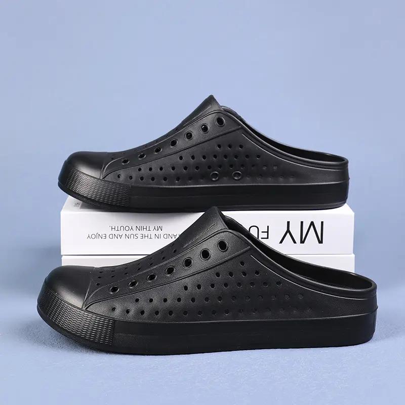 Men's & Women's Semi-slippers Waterproof and Breathable One-pedal Casual Shoes Summer Sandals Light Men's Flat Shoes Outdoor.