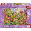 Puzzle - SCHMIDT SPIELE - Magnificent Butterfly Garden - 2000 Pieces - From 14 Years