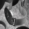 Danielwellingteon Classic Mesh Onyx Milanese Mesh Wristwatch