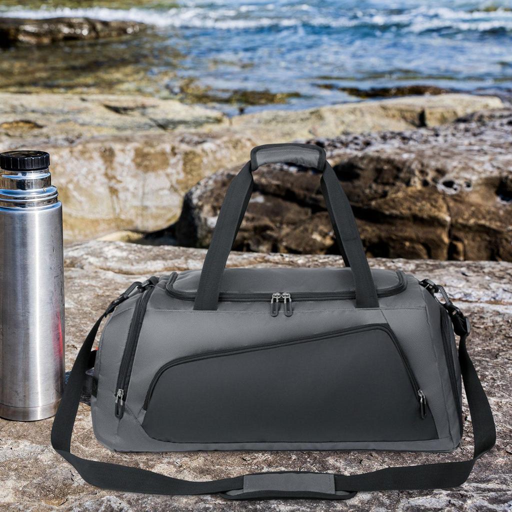 Dry and Wet Separation Bags Fitness Bag Waterproof Water Resistance Luggage Zipper Closure Carry