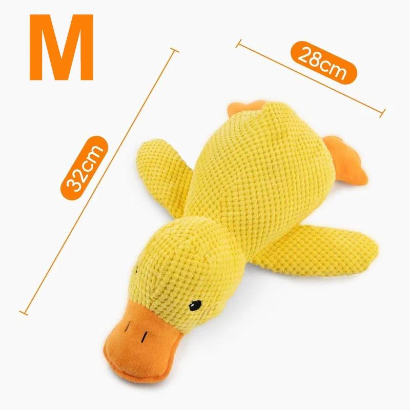 Dog Toy Stomping Duck Bite Resistant Grinding Teeth Cleaning Large Dog Interactive Entertainment Puppy Boredom Pet Plush Toy