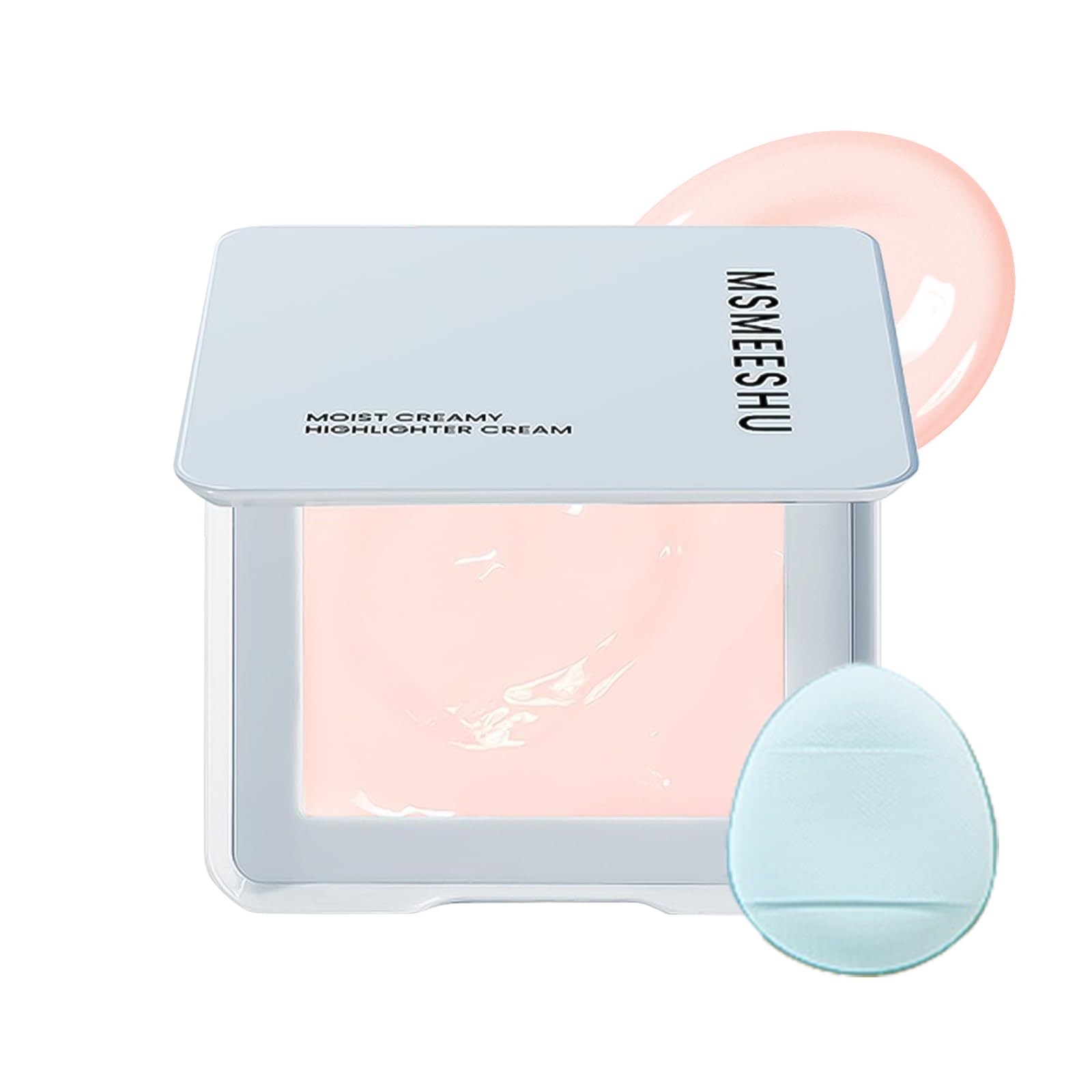 

Lynlyulinger Cream Highlighter Luminizer: Creamy formula with essence and plant-derived ingredients for a three-dimensional effect, face brightening,