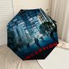 1pc Leonardo DiCaprio, Inception Automatic Open/Close Umbrella Compact Folding Umbrella with 8-Rib Shaft Lightweight Esign, for Women/Men1191A