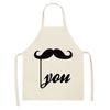 Love Couple Heart Shaped Parent-Child Apron Adult Sleeveless Kitchen Cleaning Home Chef Baking Waist Bian