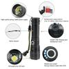 Telescopic Zoom Torch Powerful P50 Lamp Bead LED Flashlight Lantern 5 Lighting Mode USB Rechargeable Camping Emergency Light