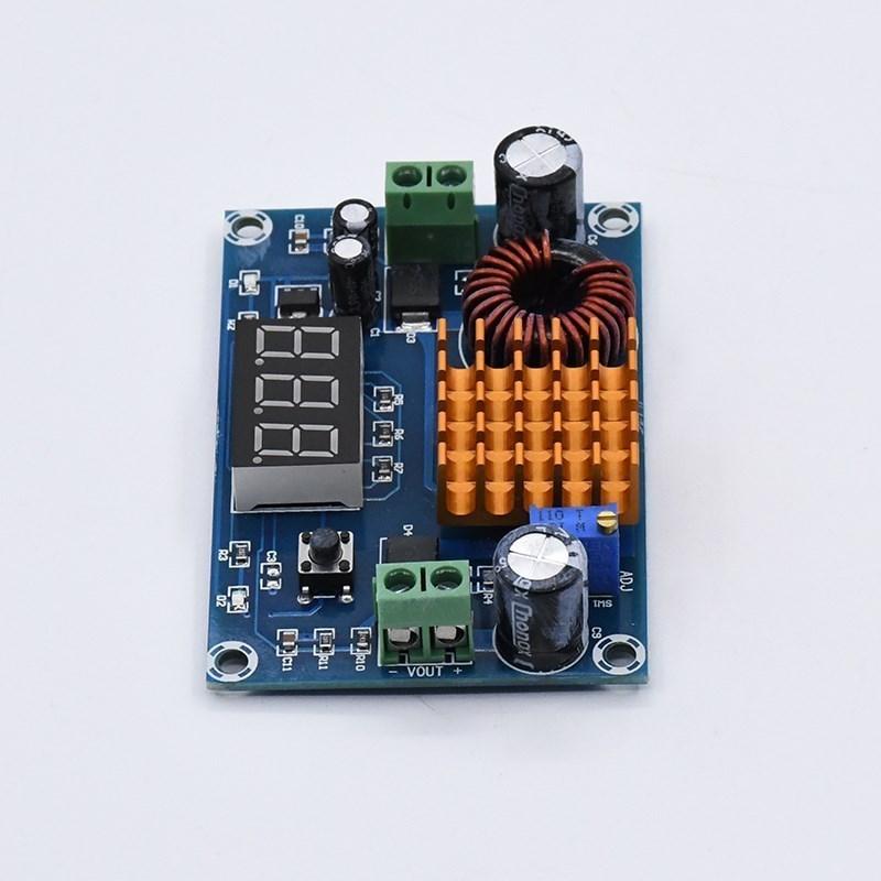 DC 3V-35V To DC 5V-45V Boost Module Digital Voltmeter DC-DC Step Up Module Boost Converter Board 5A Power Adjustable for Voltage