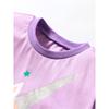 Foreign Trade Children's Clothing Girls' Round Neck Short-Sleeved T-Shirt 23 Summer Style Unicorn Base Shirt Pure Cotton Purple Top 8