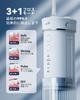 JTF Oral Irrigator Jet 230ml 5 Replacement Mini Portable Water 4 11 Intensity IPX7 USB Travel Home with Storage Pouch Washer, Tank, Nozzles, Cordless,