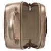Gucci Blondie Embellished Round Interlocking Double G Zip Closure Leather Shoulder Crossbody Handbag Small Women's Gold