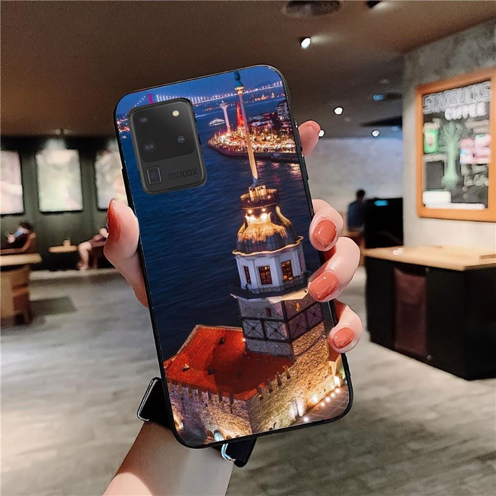 

Turkey Istanbul Scenery Phone Case For Samsung S 9 10 20 21 22 23 30 23plus lite Ultra FE S10lite Fundas Samsung S30 Ultra 5G