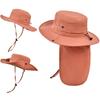 Cappello Parasole Pieghevole con Copricollo, Cappello a Secchiello Leggero per Uomo e Donna, Perfetto per Escursioni e Spiaggia